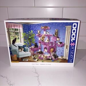 1000 Piece Cat Tree Jigsaw Puzzle - Eurographics